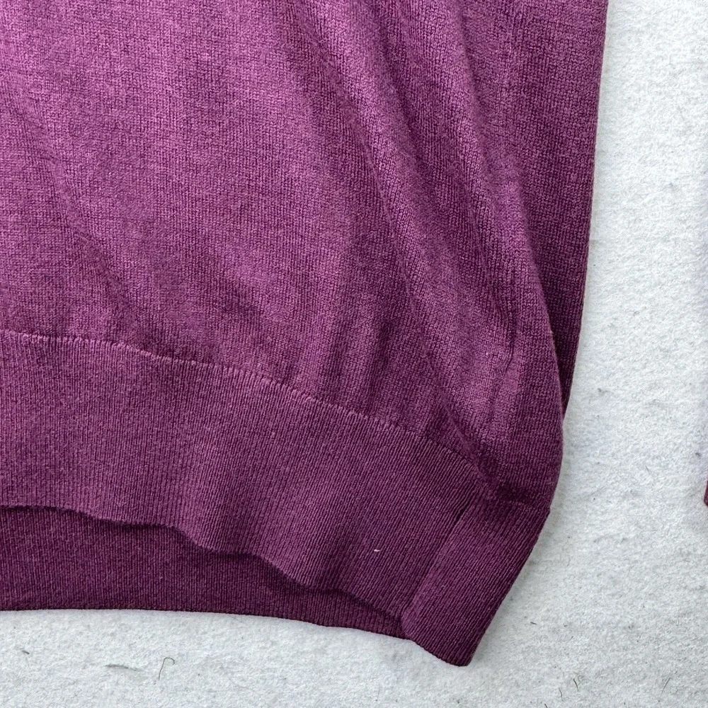 Banana‎ Republic Luxury Silk Cashmere Pullover Sweater Mens Large Soft Preppy